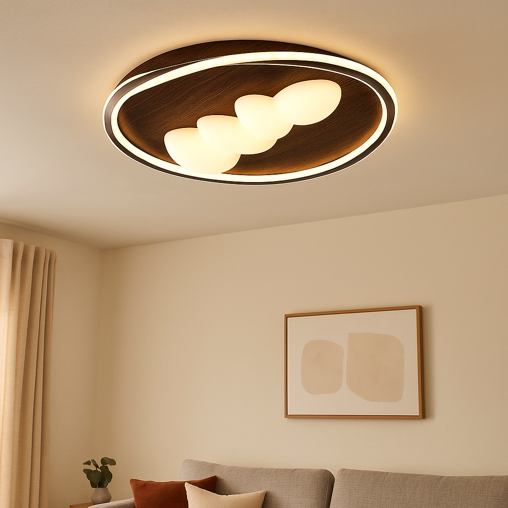 LED-taklampe i Mid-Century-stil – Trelook & moderne design