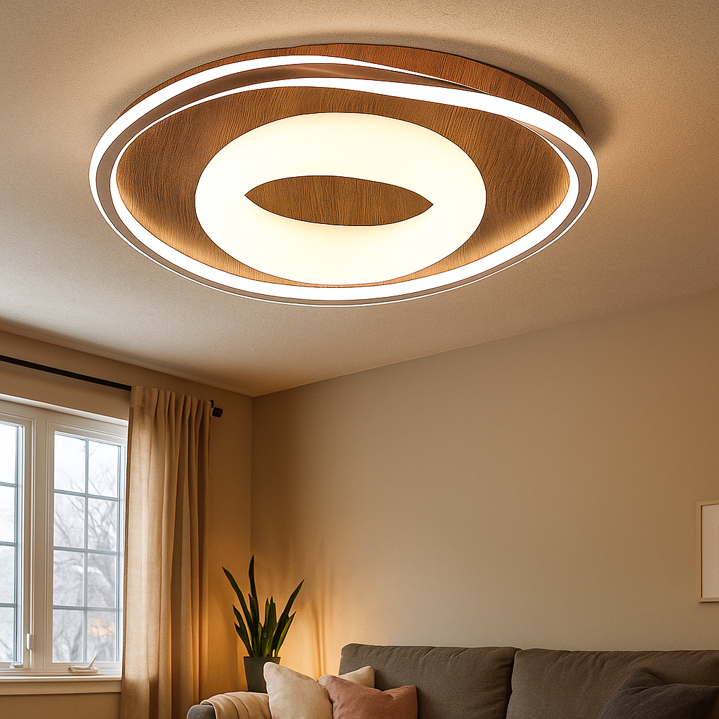 LED-taklampe i Mid-Century-stil – Trelook & moderne design
