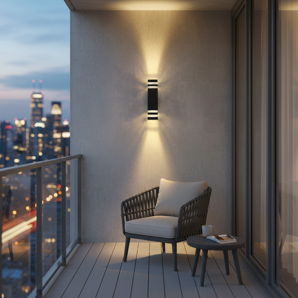 Utendørs LED-vegglampe – Moderne, Værbestandig