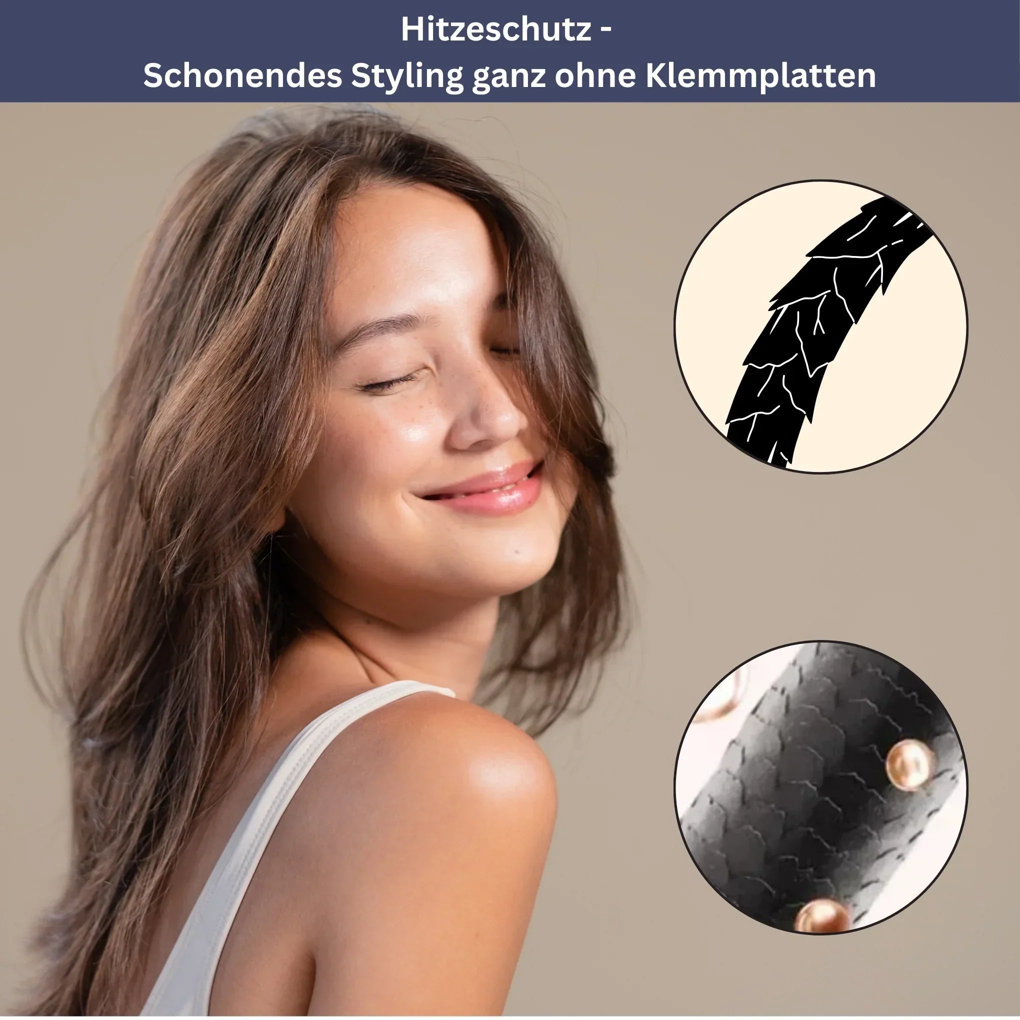"2-in-1 Glätteisen & Föhn für vielseitiges Haarstyling, kompaktes Design, ideal für Reisen, in mehreren Farben erhältlich"