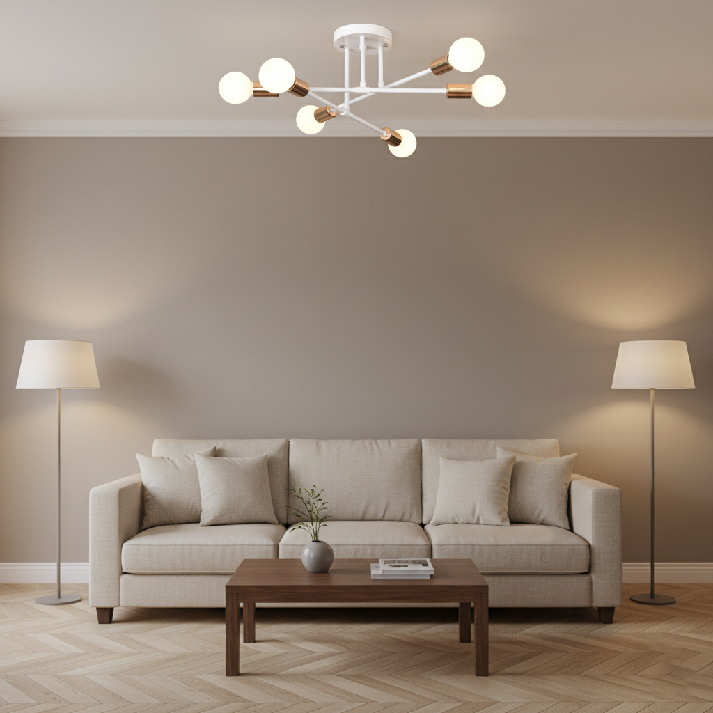 LED-taklampe i glassdesign - Moderne og energieffektiv