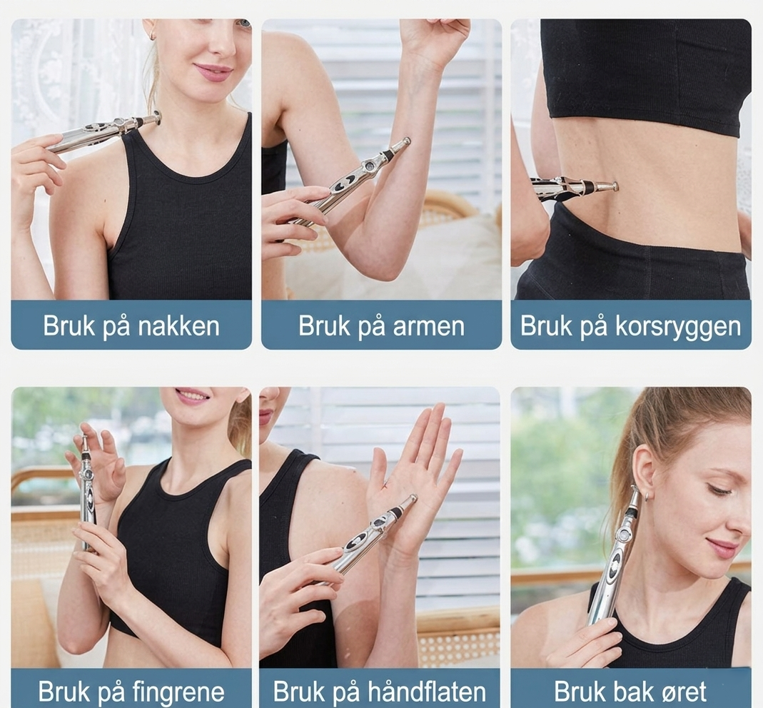 Elektronisk Akupunkturpenne for Nålfri Smertelindring