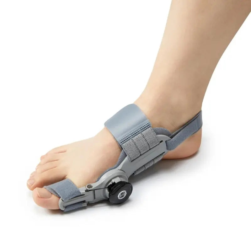 Ballenzeh-Korrektor aus weichem, atmungsaktivem Material zur sanften Schmerzlinderung und Neuausrichtung bei Hallux Valgus.