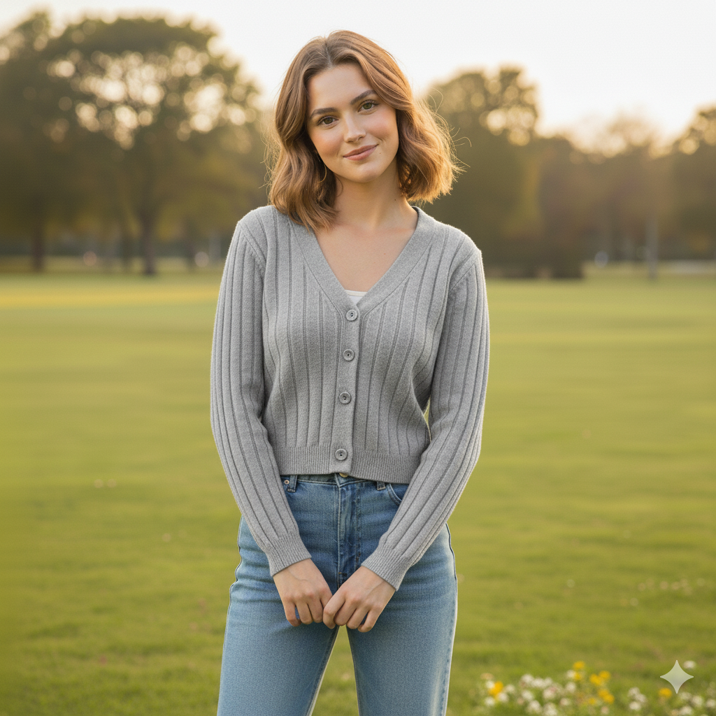 "Damen Kabelstrickpullover mit V-Ausschnitt, elegantes Design, kabelgestrickte Struktur, vielseitig und komfortabel."