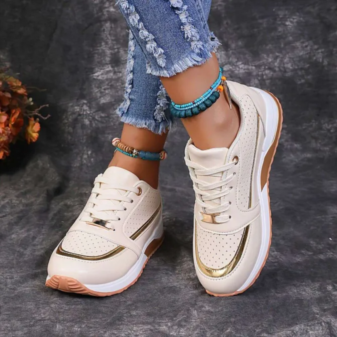 "Damen Laufschuhe atmungsaktiv, leicht, modernes Design, flexible Sohle, Komfort und Stil für lange Spaziergänge"