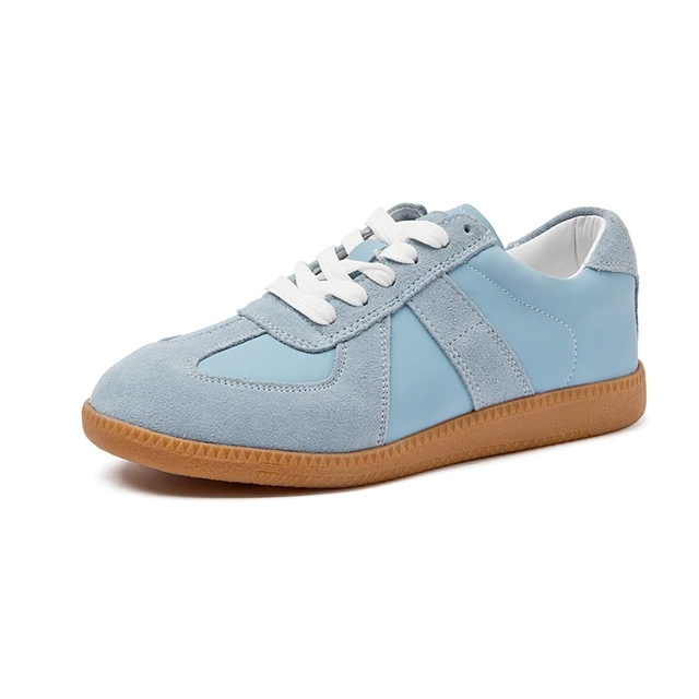 "Damen Leder-Sneaker, weiß, flach, moderner Stil, vielseitig, hoher Komfort, aus echtem Leder, ideal für Alltag und Freizeit.