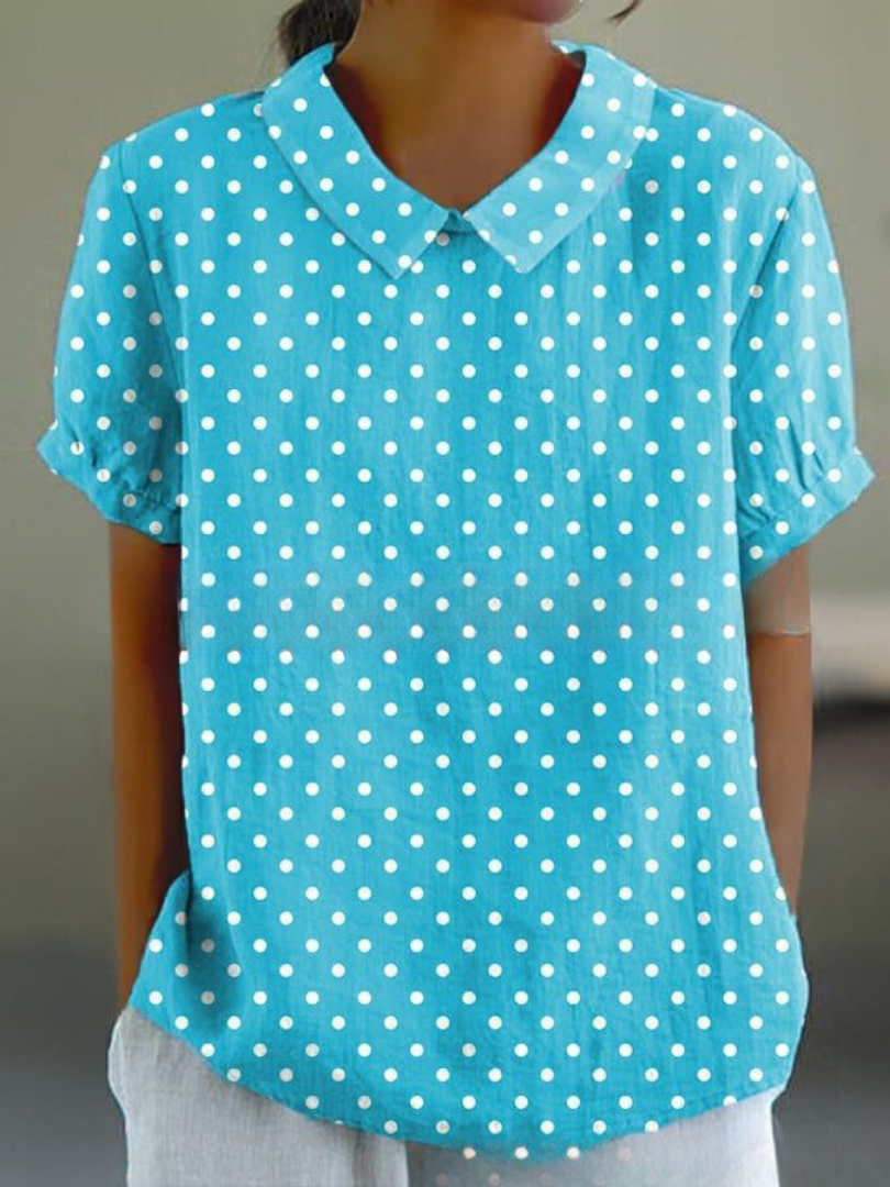 "Damen Vintage Blumenbluse mit zartem Blumenmuster, lässiger Schnitt, feminines Design, ideal für Alltag und besondere Anläss
