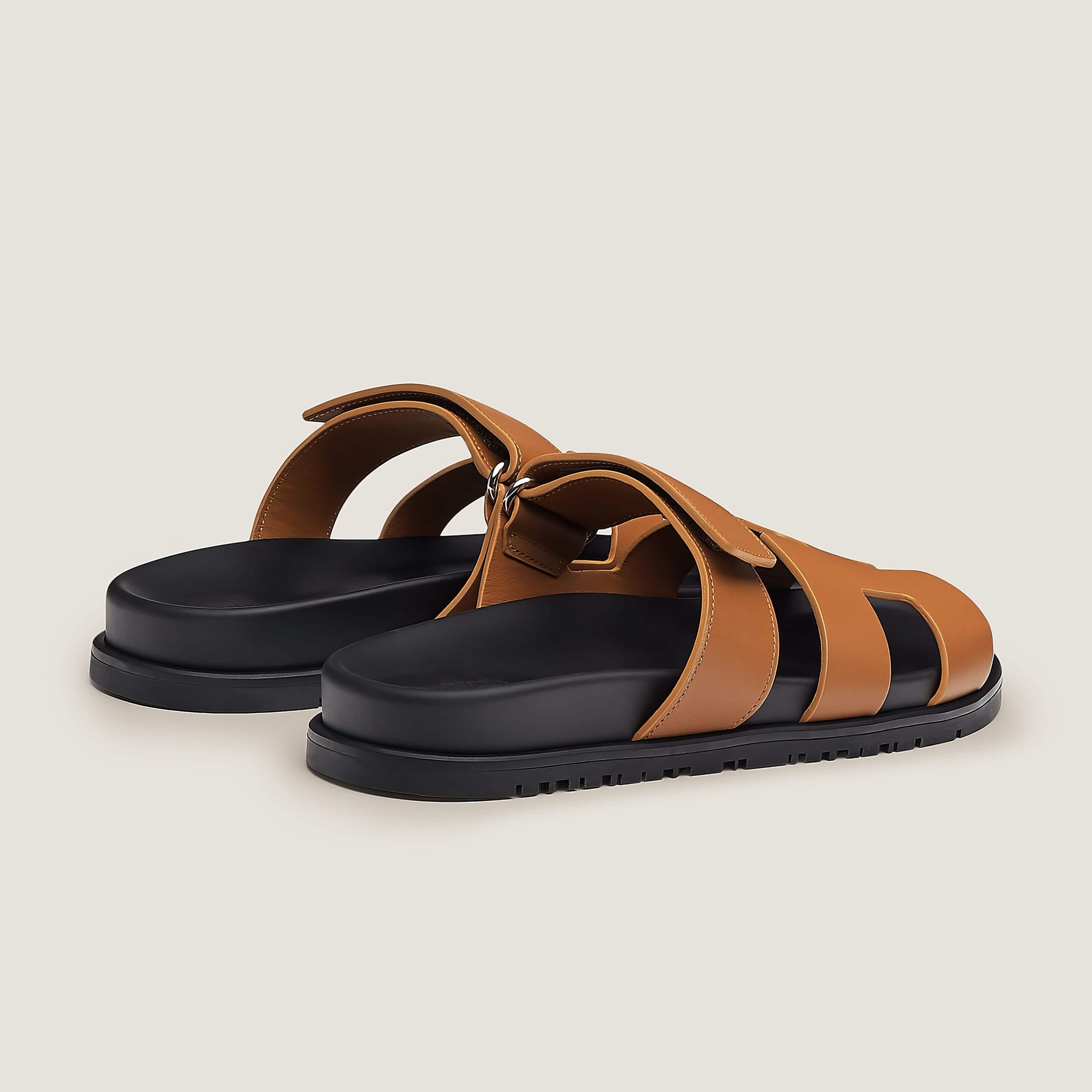 "Elegante Luxus Sandalen für Damen in Braun, Rosa, Sand, Schwarz, Weiß; weiches PU-Innenmaterial, Gummisohle."