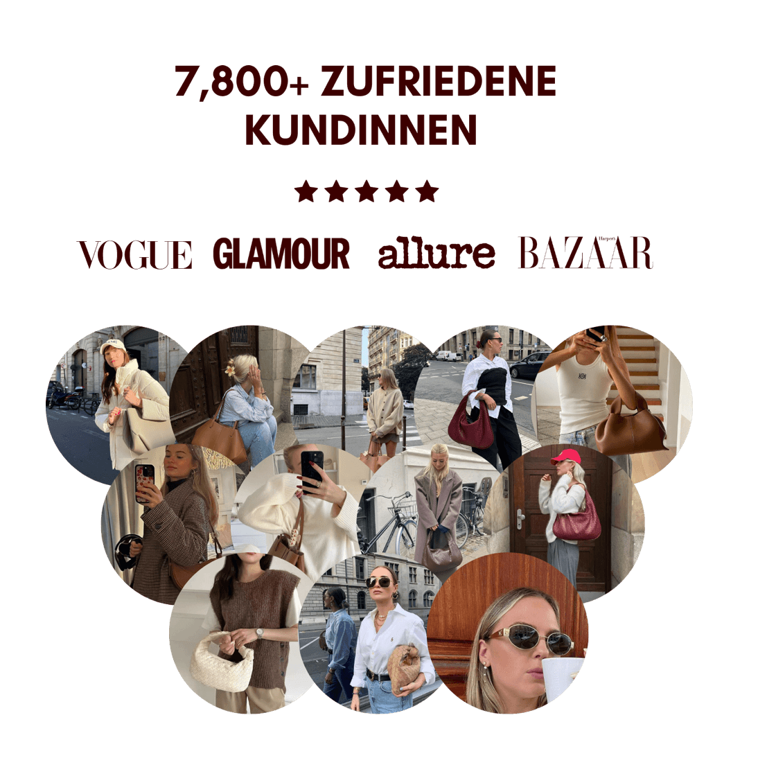"Elegante Vintage Damen Tote Bag aus Leder mit geräumigem Inneren und vielseitigem Design, Frontansicht"