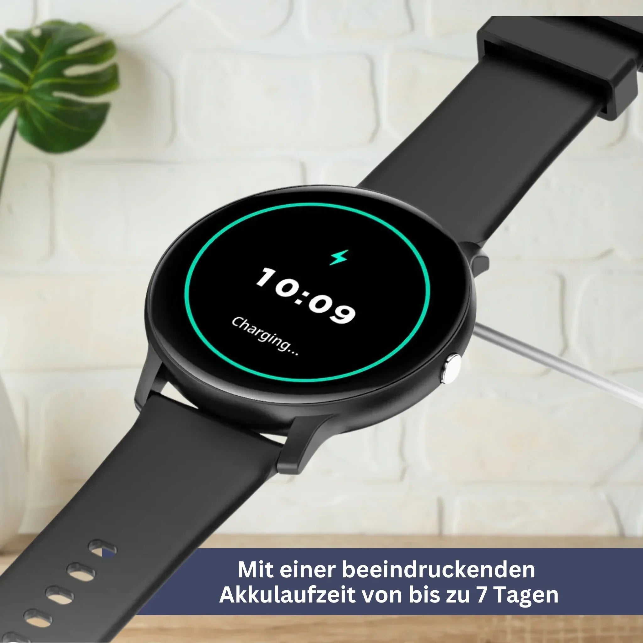 "Elegante VitalPulse Armbanduhr in Babypink mit Herzfrequenzmesser und modernem Design, perfekt für Alltag und Fitness."