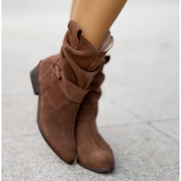 "Elegante orthopädische Stiefelette, beige, mit bequemem Einstieg, vielseitig für Stadt oder Büro, Damenmode, Komfor"