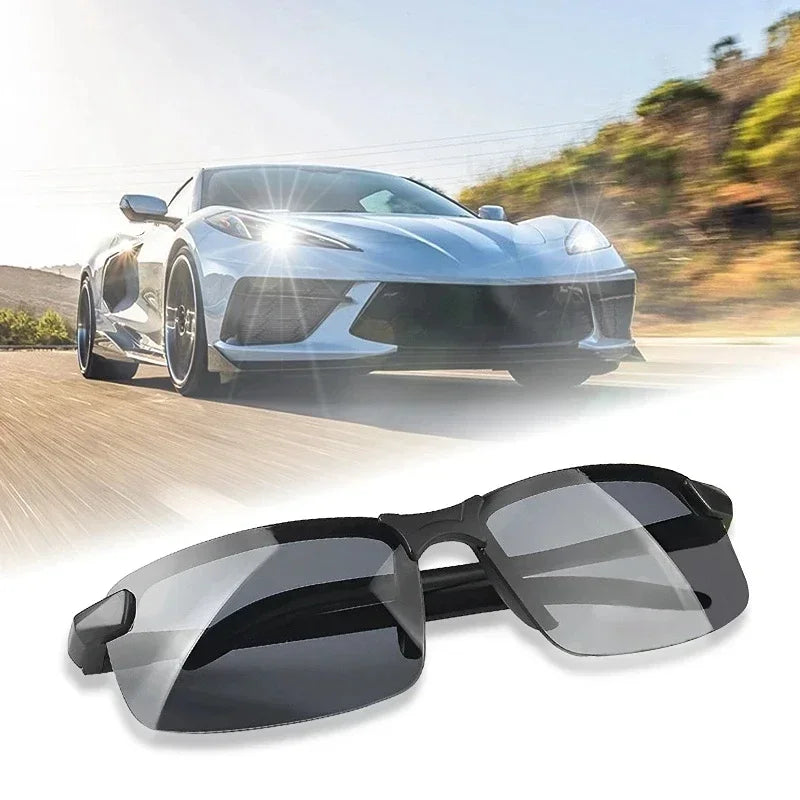 "Elegante selbsttönende Sonnenbrille, idealer Allround-Schutz, automatische Lichtanpassung, UV-Schutz, unisex Design."
