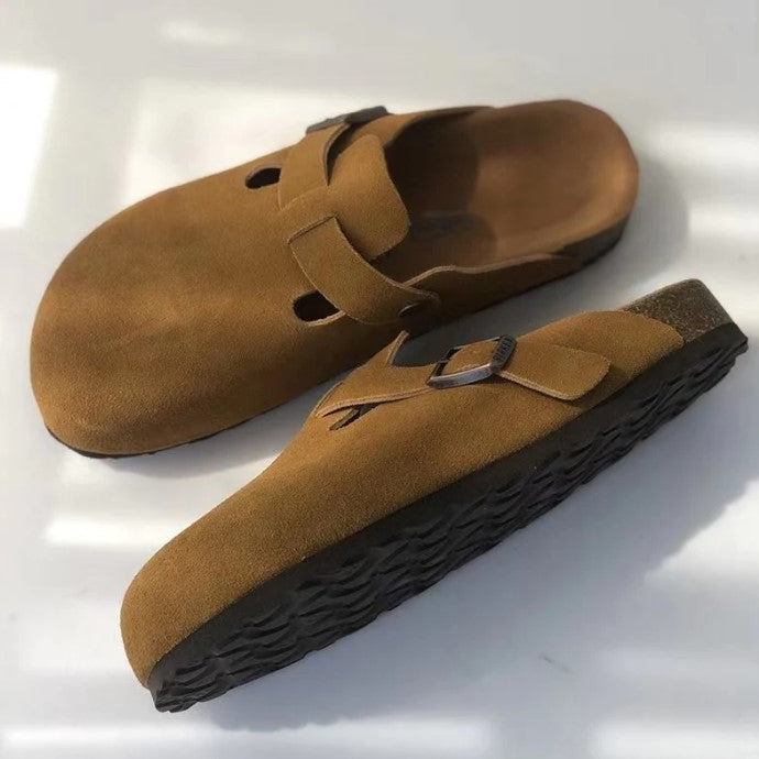 Elegante vegane Sandale für Damen in Beige, umweltfreundlich, mit ergonomischem Design. Perfekt für Alltag und Freizeit.