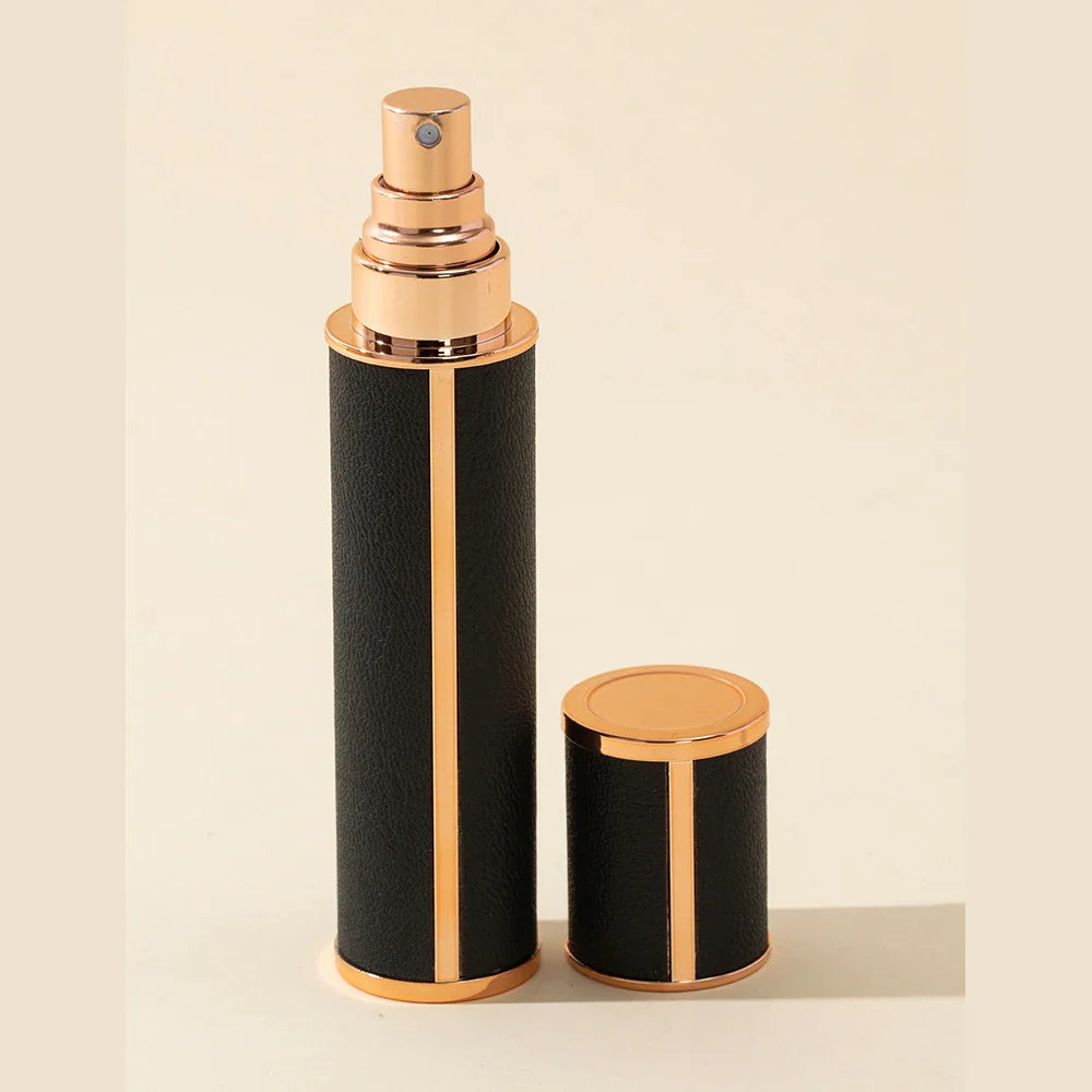 "Eleganter AromaGo 10ml Parfüm Zerstäuber, nachfüllbar, auslaufsicher, handlich, kompakt, ideal für unterwegs, in verschieden