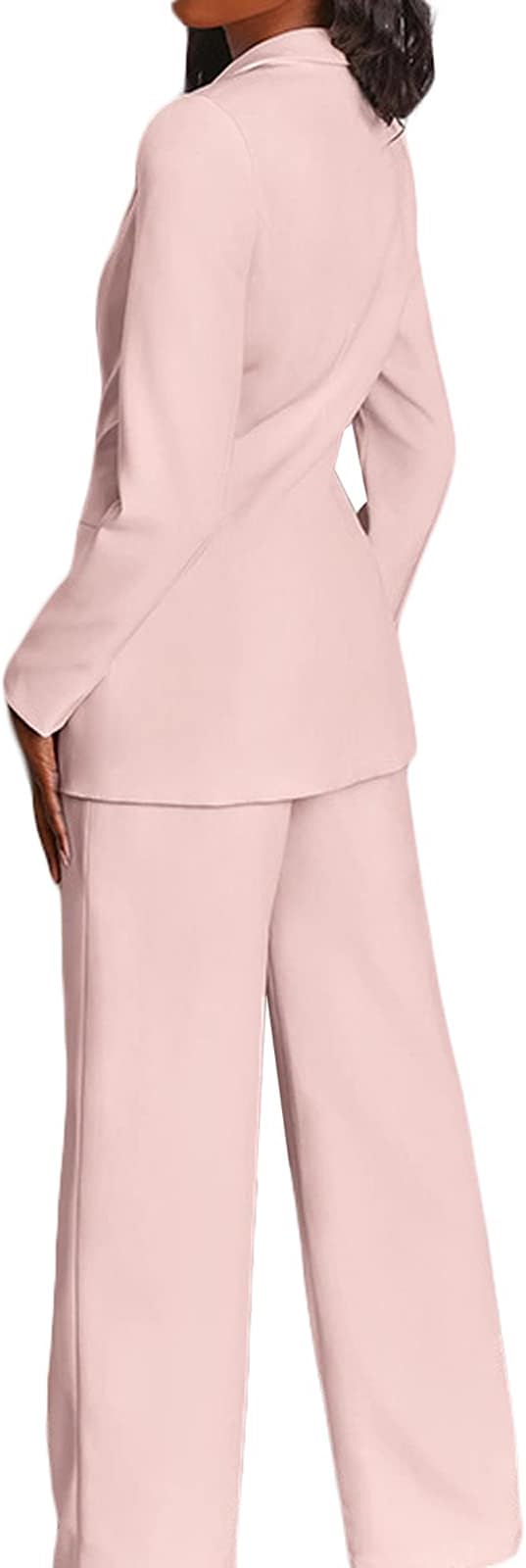 Elegantes Blazer-Hose Set aus Nylon, schlanker Schnitt, zeitloses Design, perfekt für Anlässe, in Mode für Damen.