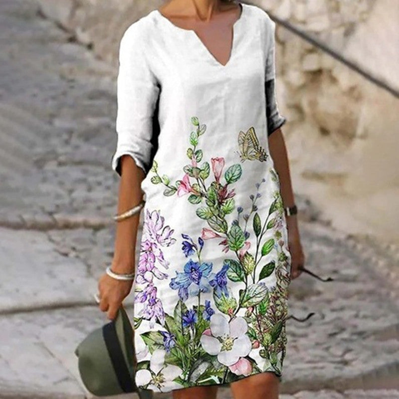 "Elegantes Damen Freizeitkleid, bequem und stilvoll, ideal für jeden Anlass, in hochwertigen Stoffen, schlichtes Design"