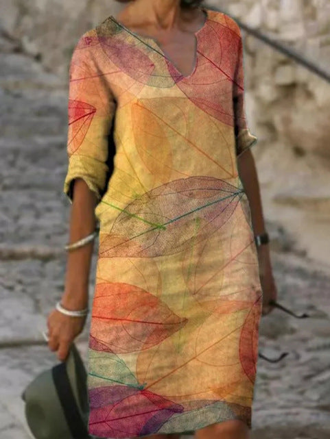 "Elegantes Damen Freizeitkleid, bequem und stilvoll, ideal für jeden Anlass, in hochwertigen Stoffen, schlichtes Design"