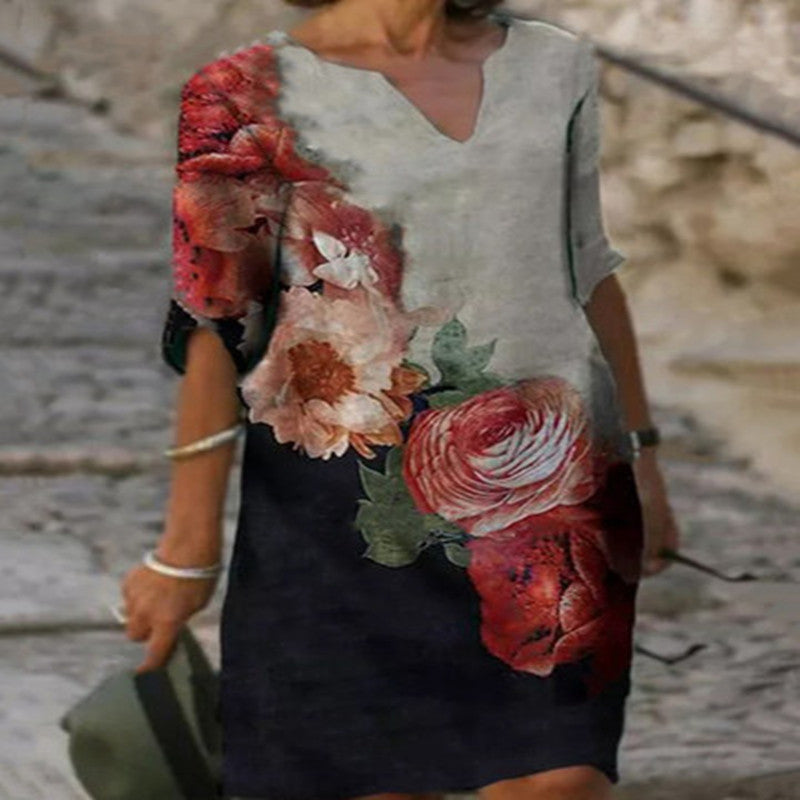 "Elegantes Damen Freizeitkleid, bequem und stilvoll, ideal für jeden Anlass, in hochwertigen Stoffen, schlichtes Design"