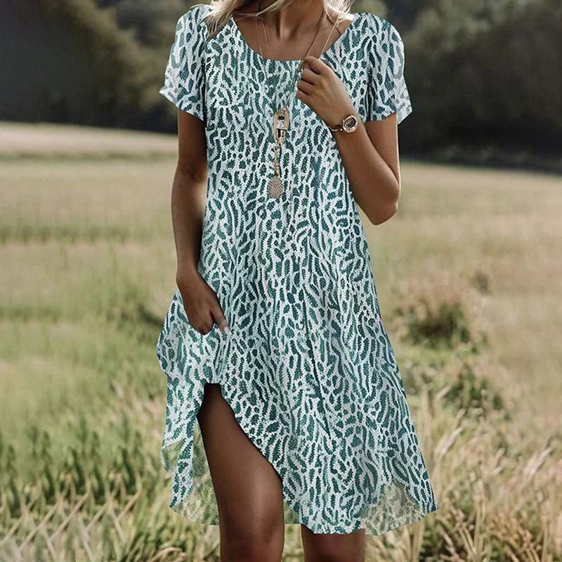 Vintage kjole for kvinner