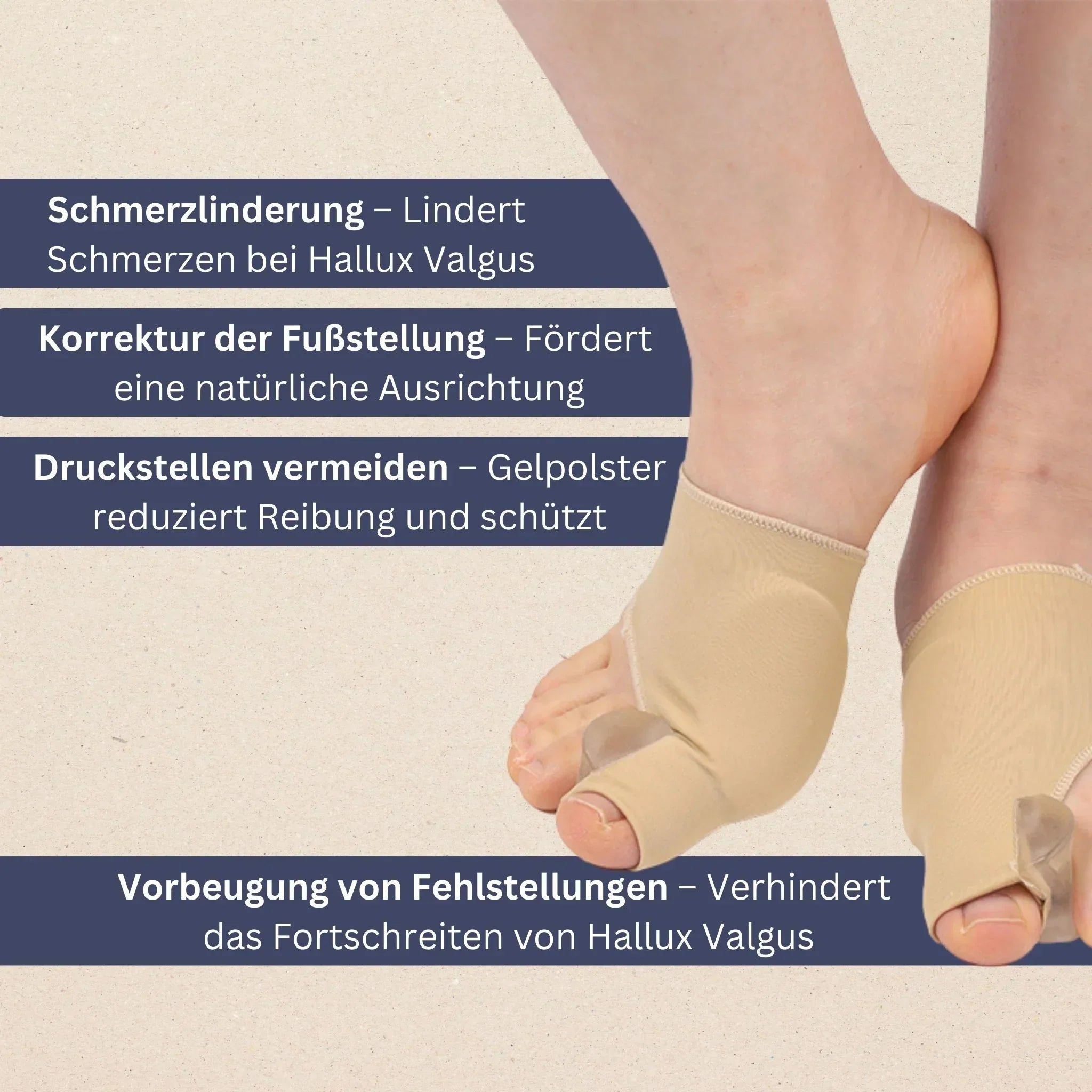 HalluxFit bandasje nærbilde