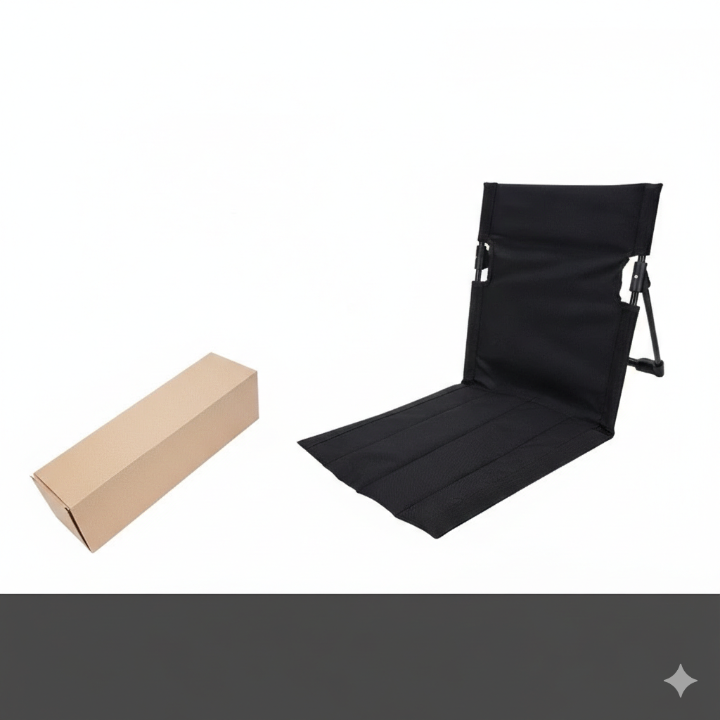 Ultralett sammenleggbar campingstol i aluminium
