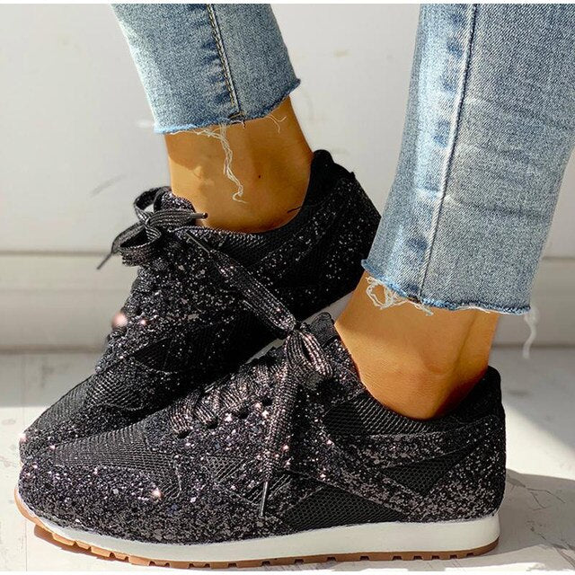 Glitter joggesko