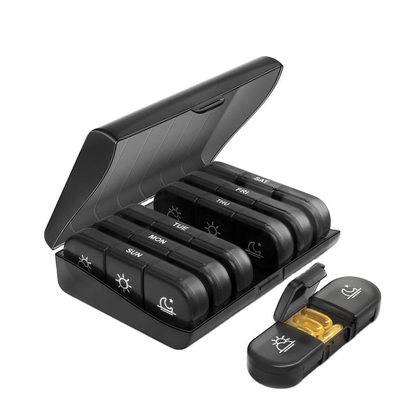 Pilleboks for 7 Dager med 21 Rom – Enkel Medisinorganisering