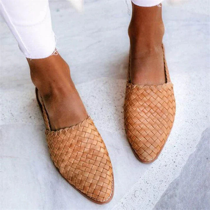 "Handgefertigte Damen Mokassins aus weichem Echtleder mit flexibler Sohle und klassischem Stil, elegante Schuhe"