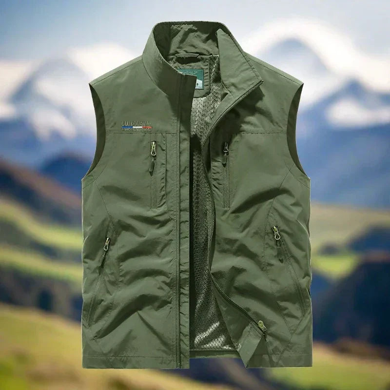 "Herren Outdoor Weste, multifunktional, in verschiedenen Farben, lässig und komfortabel für Abenteuer und Freizeit."