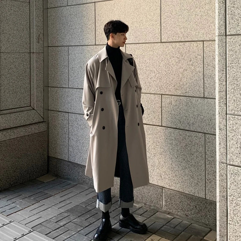 Trenchcoat for men, front view