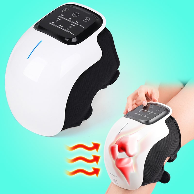 "Infrarot 3-in-1 Massagegerät tragbar, für Knie, Schultern, Ellenbogen; modernes Design, Schmerzlinderung durch Wärme."