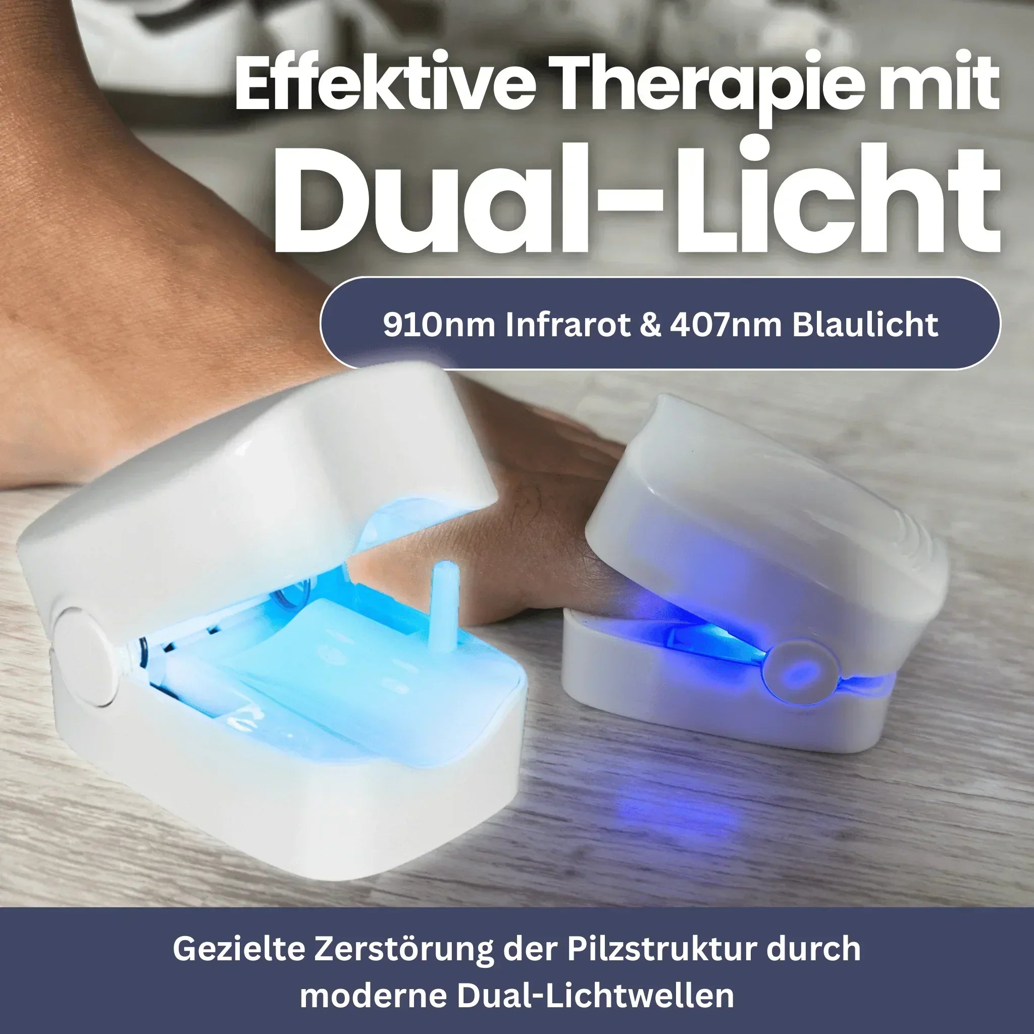 Bakvisning av NailClip-enheten