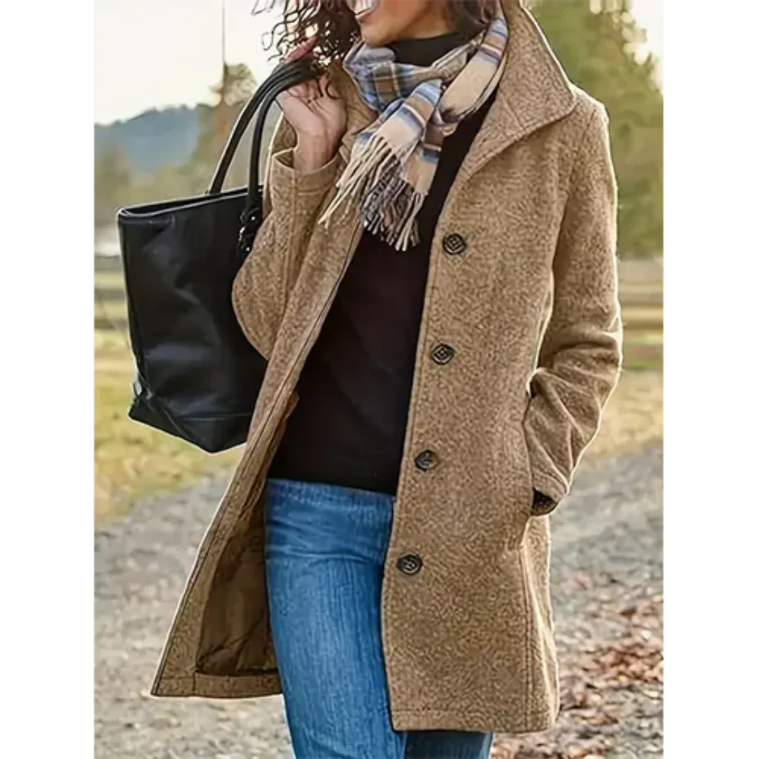 Vintertrenchcoat for kvinner