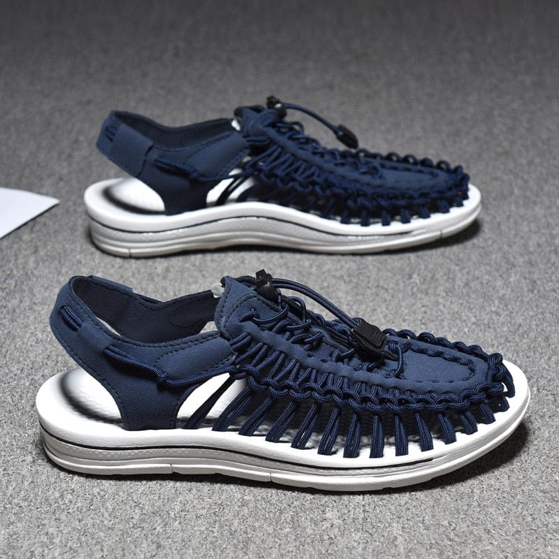 "Leichte Unisex-Sandalen mit Flechtmuster, bequem und stilvoll, ideal für Sommeraktivitäten, rutschfeste Sohle."