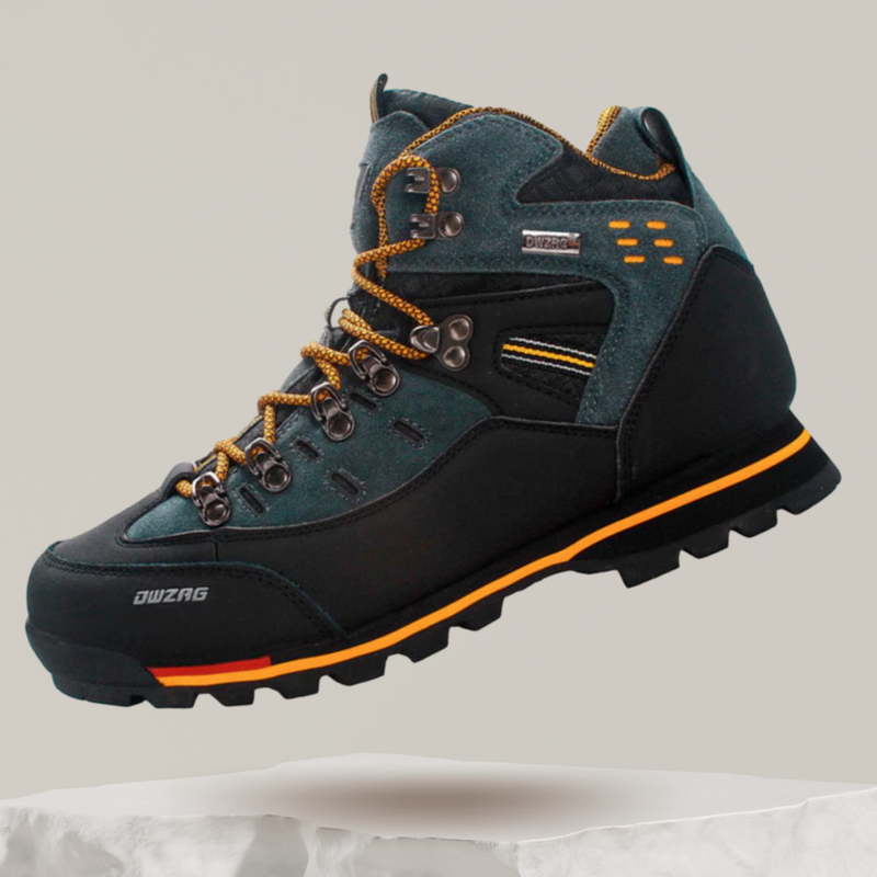 Leichte, rutschfeste Wanderstiefel für Damen & Herren, robustes Design in Blau, Orange, Rot für optimalen Halt.
