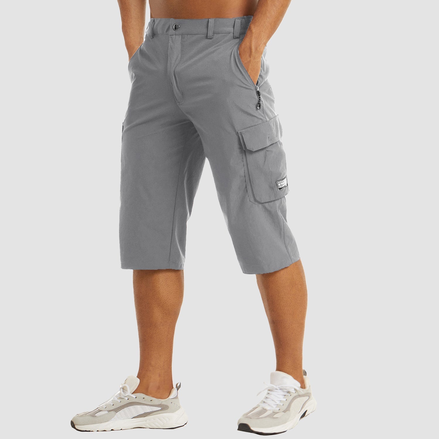 "Leinor Cargo Shorts für Herren, robust, bequem, mit Taschen; ideal für Sommer, Strand, Freizeit und Outdoor-Aktivitäten"