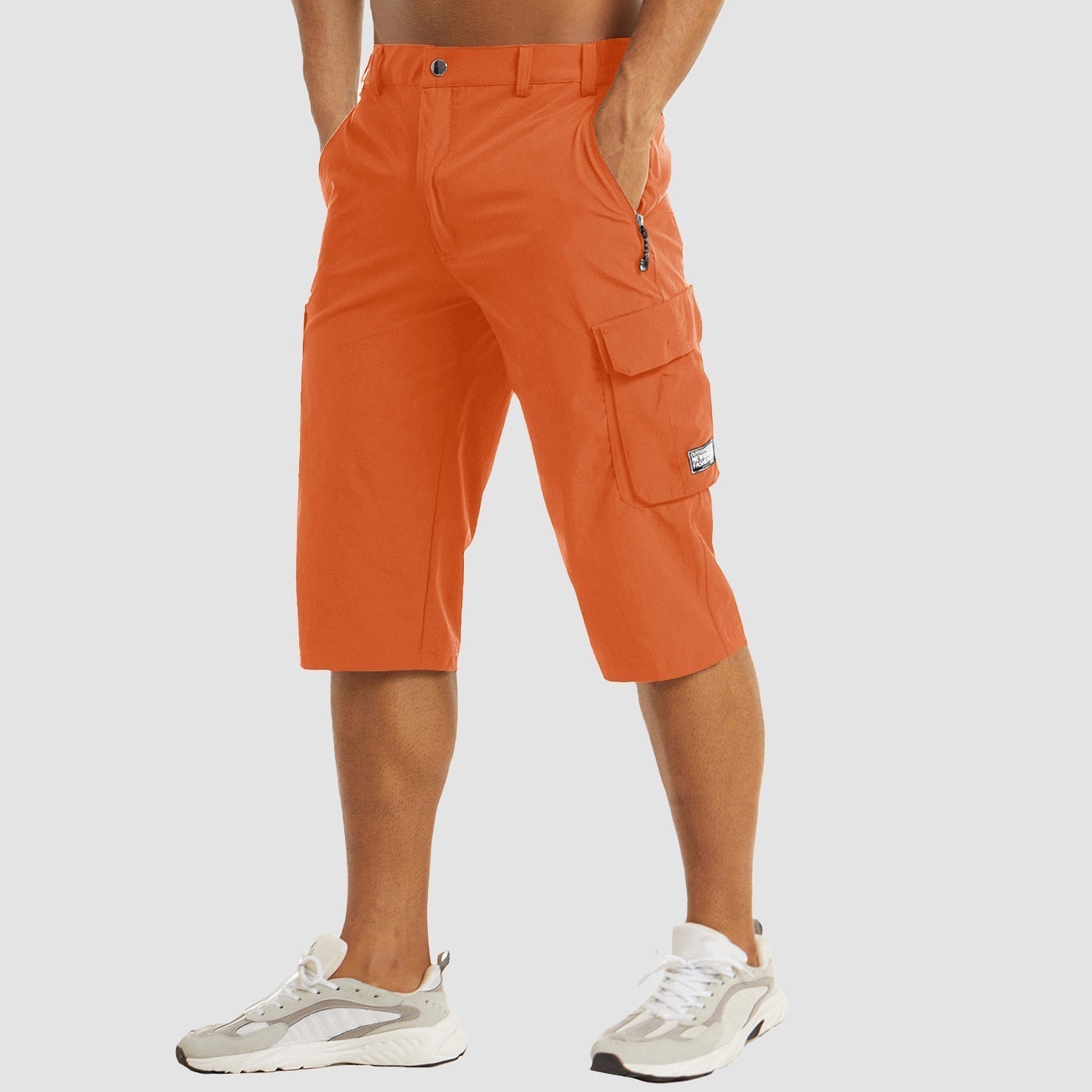 "Leinor Cargo Shorts für Herren, robust, bequem, mit Taschen; ideal für Sommer, Strand, Freizeit und Outdoor-Aktivitäten"