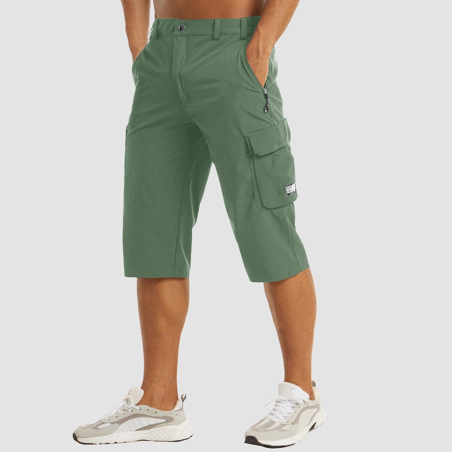 "Leinor Cargo Shorts für Herren, robust, bequem, mit Taschen; ideal für Sommer, Strand, Freizeit und Outdoor-Aktivitäten"