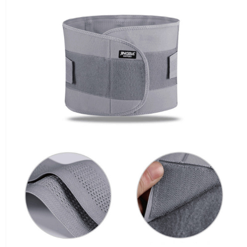 "Lendenrückenstütze mit 5 Schienen, ergonomisch für Schmerzfreiheit, komfortable Rückenstütze bei Aktivitäten."