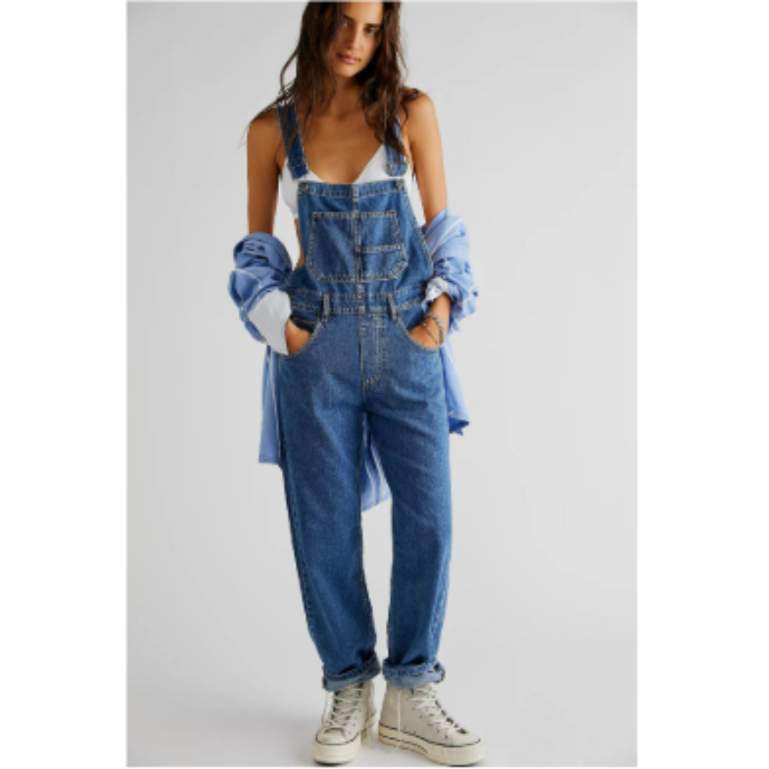 Lässiger Damen Jumpsuit, lockerer Schnitt, bequemes Material, ideal für entspannte Tage, Freizeitmode, stilvoller Overall.