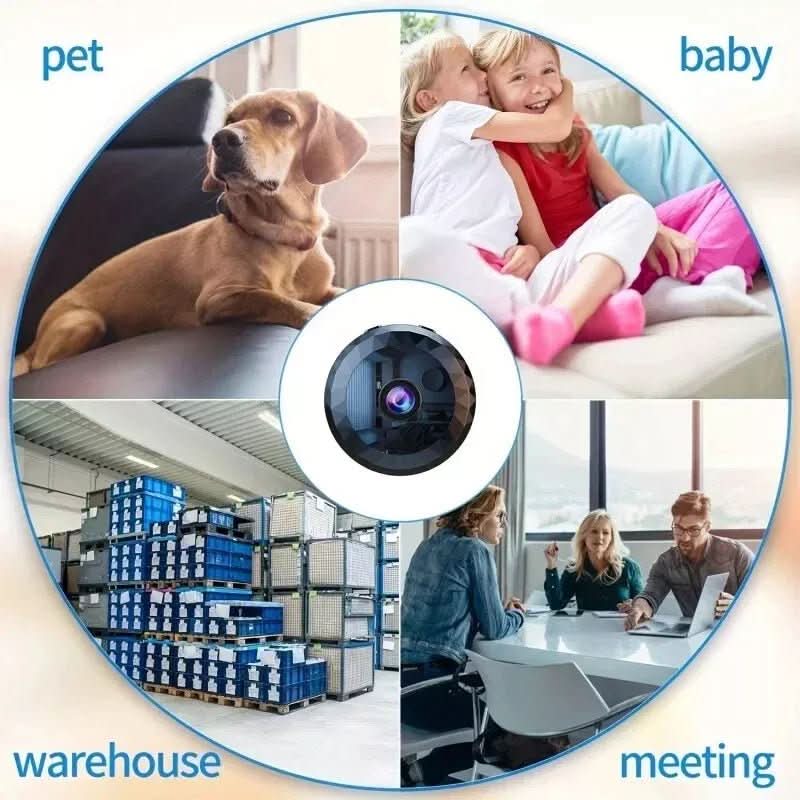 "Mini-WiFi-Kamera magnetisch, 1080P HD, kompakt, diskret, für Heim- und Büroüberwachung, optimal für unauffällige Montage"