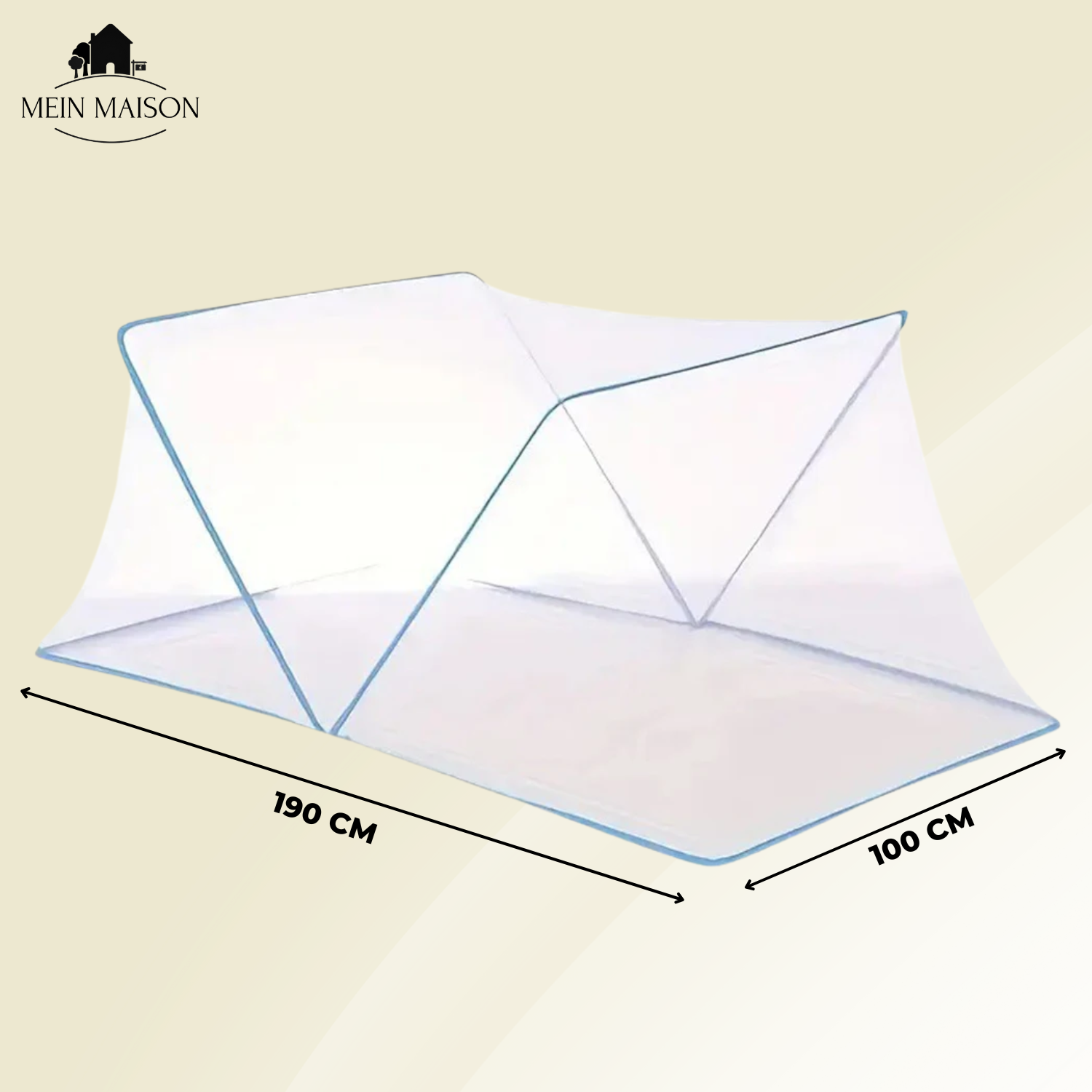 "Mosquitonetz-Zelt aus atmungsaktivem Polyester, faltbar, leicht, idealer Mückenschutz für Garten, Camping, Reisen."