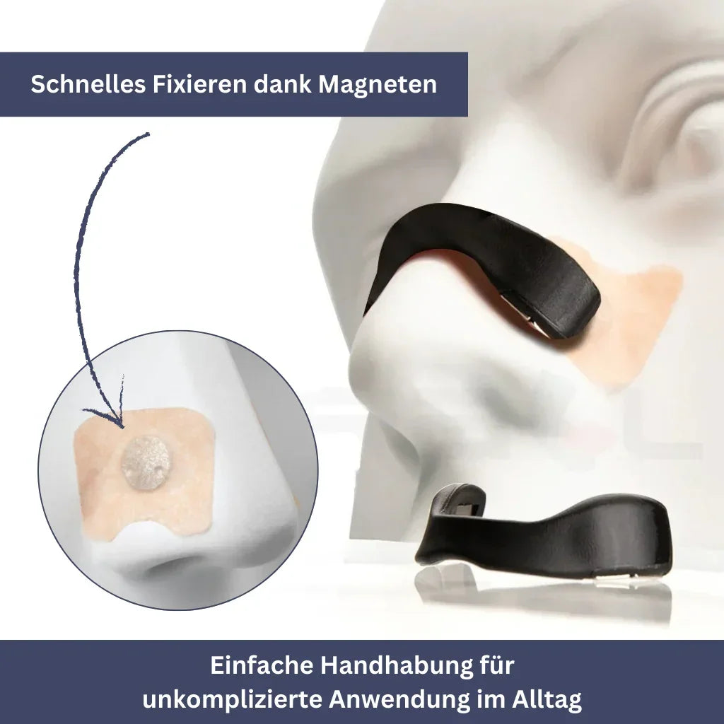 "NasalFlow Nasenstrips Anwendung auf Nase, hautfreundlich, erhöht Atmungskomfort bei Sport und Schlaf, 15-30 Paare Packung"