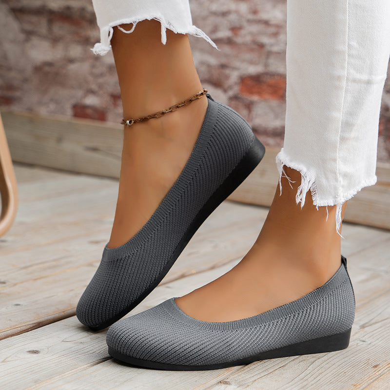 Orthopädische Damen Slipper-Sneaker, grau, aus atmungsaktivem Material, bieten Komfort und Eleganz für den Alltag.