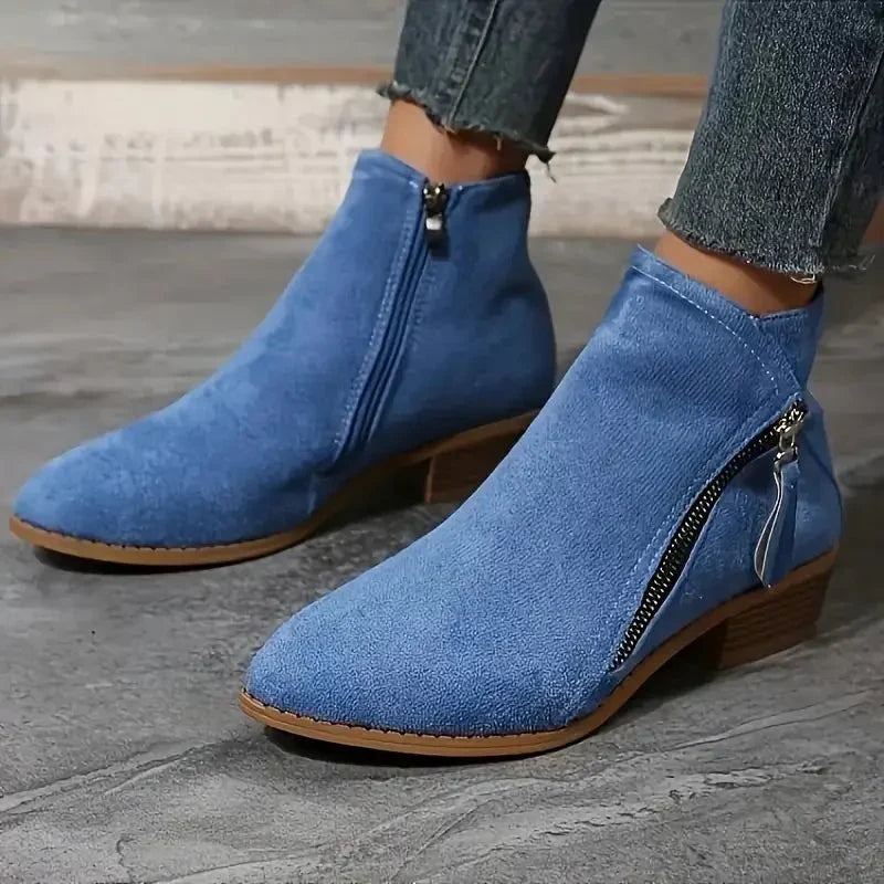 "Orthopädische Stiefelette, elegant und komfortabel, ergonomisches Design, verstellbare Schnalle, Damen, Alltagslook"