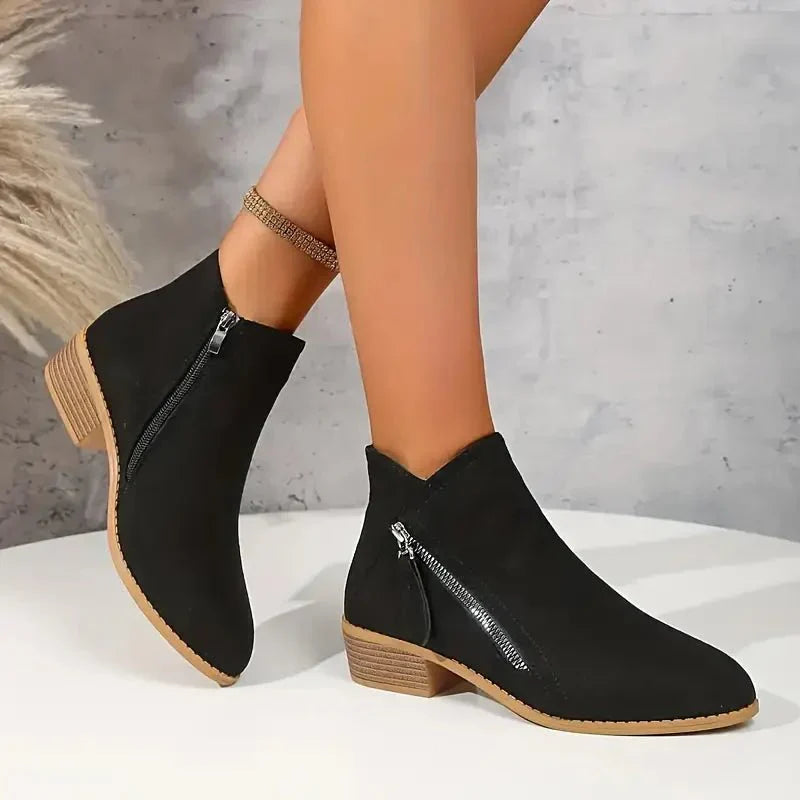"Orthopädische Stiefelette, elegant und komfortabel, ergonomisches Design, verstellbare Schnalle, Damen, Alltagslook"