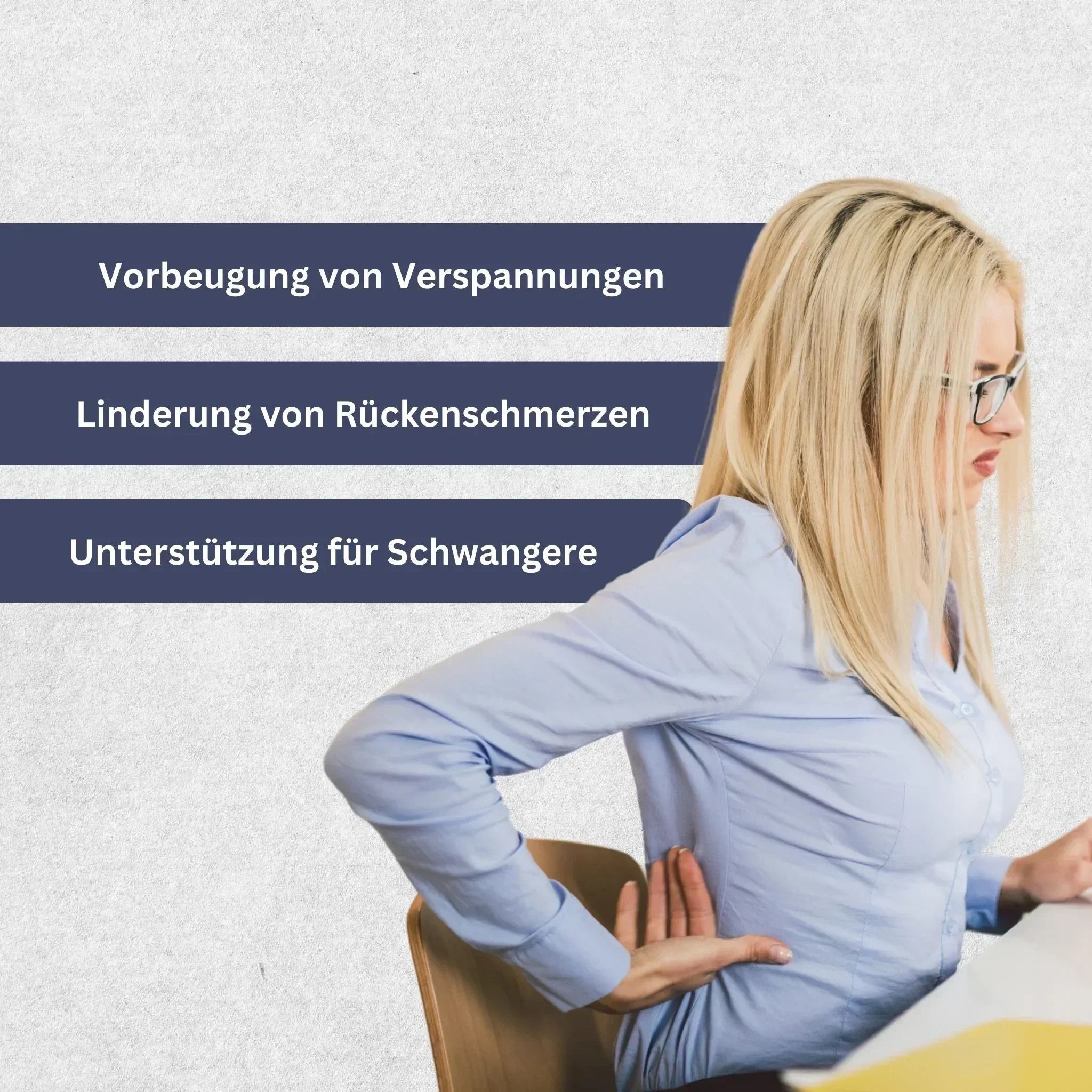 "Orthopädisches Druckentlastungs-Kissen mit ergonomischem Design zur Haltungskorrektur, Detailansicht für Komfort."