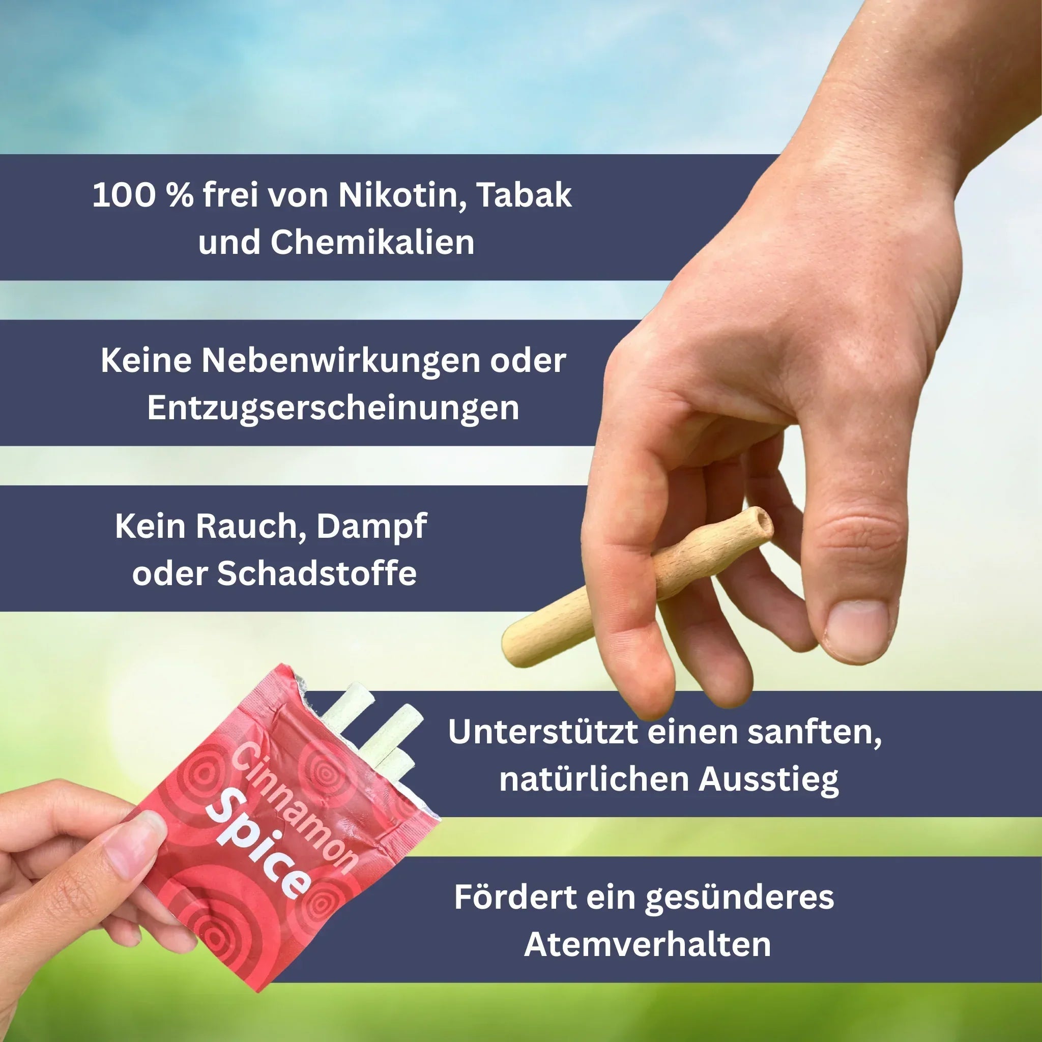 "Quitly Komplett-Set für Rauchstopp, modernes Design, diskret und stilvoll, ideal für den Übergang zu rauchfreiem Leben."