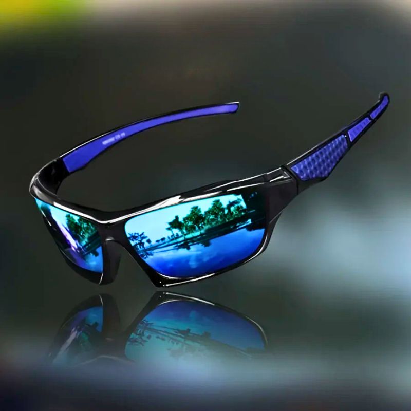 "Stilvolle Sonnenbrille für Herren mit maximalem UV-Schutz und zeitlosem Design in klassischem Schwarz."