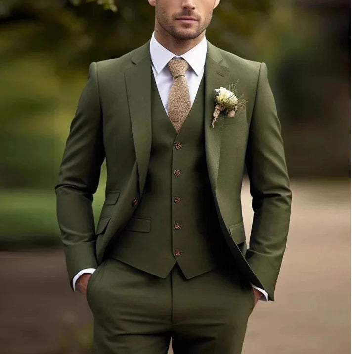 Tredelt herredress, detaljert visning